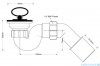McAlpine Syfon brodzikowy 50'' chrom HC25-POL